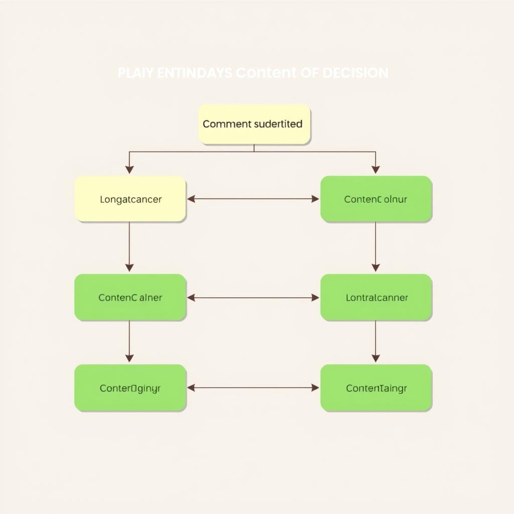 A flowchart showing how decisions are made about comments under the Comment Policy