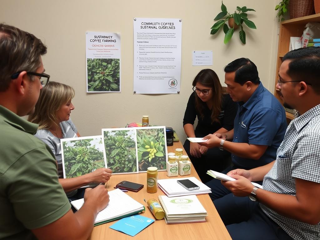 A sustainable coffee farm discussion with respectful comments following the Comment Policy