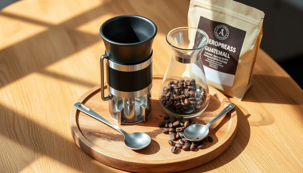 AeroPress brewing equipment