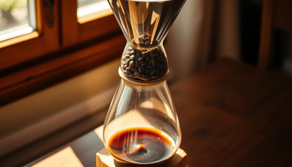 Chemex brewing
