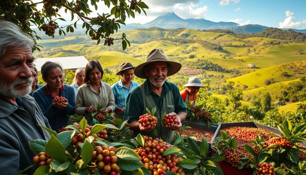 Fair Trade coffee farmers