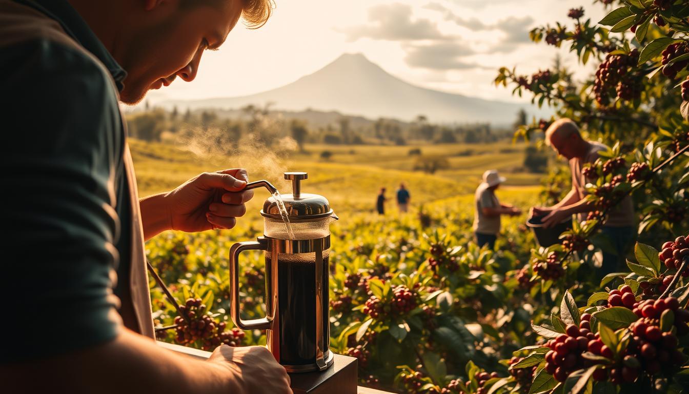 French press coffee