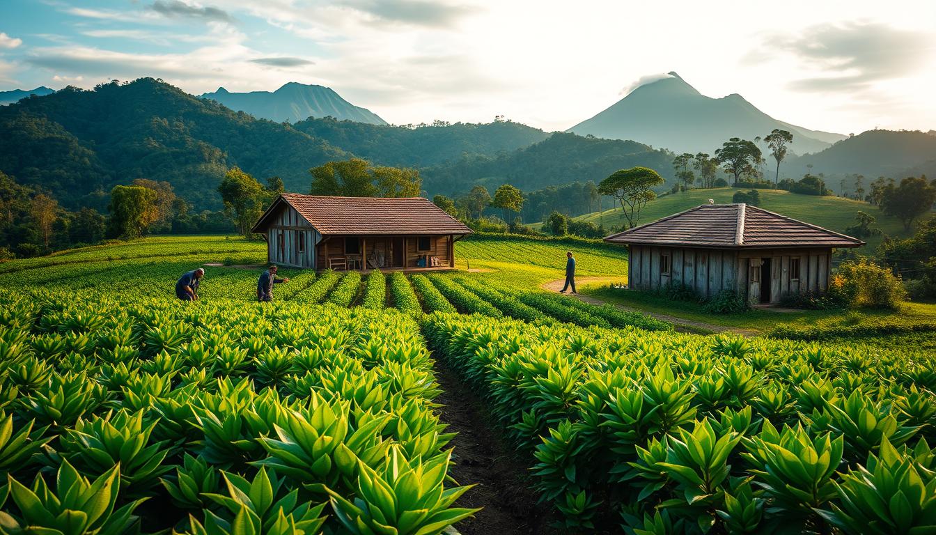 Guatemalan coffee farms