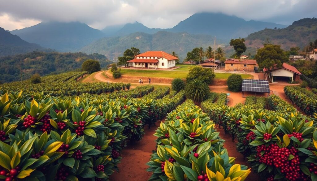 Guatemalan coffee plantation
