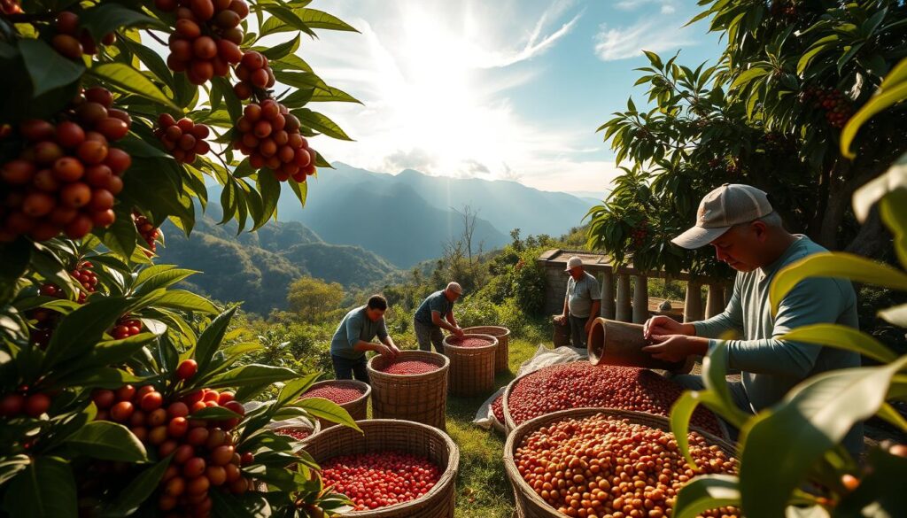 Guatemalan coffee production process