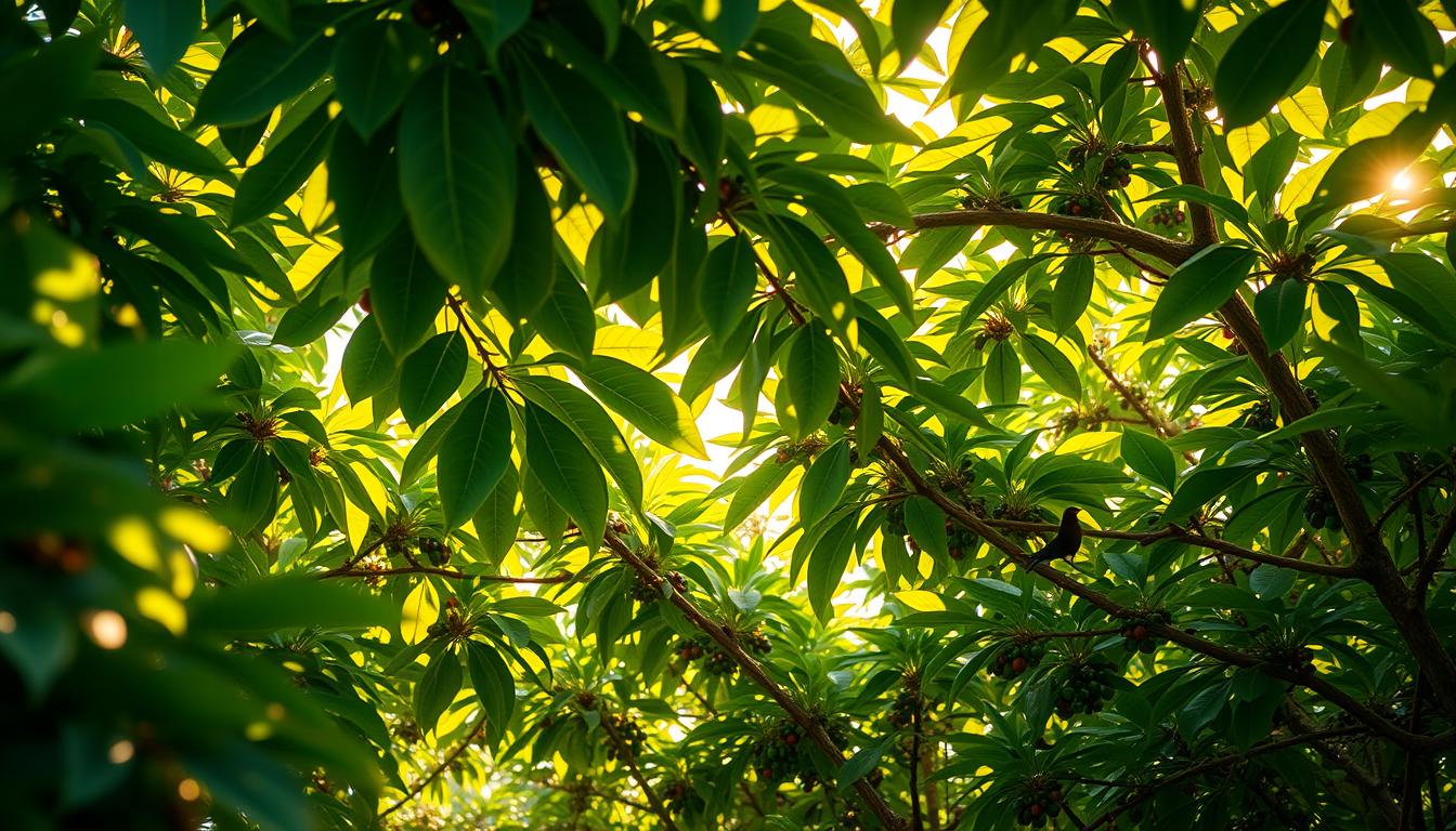 Shade-grown coffee