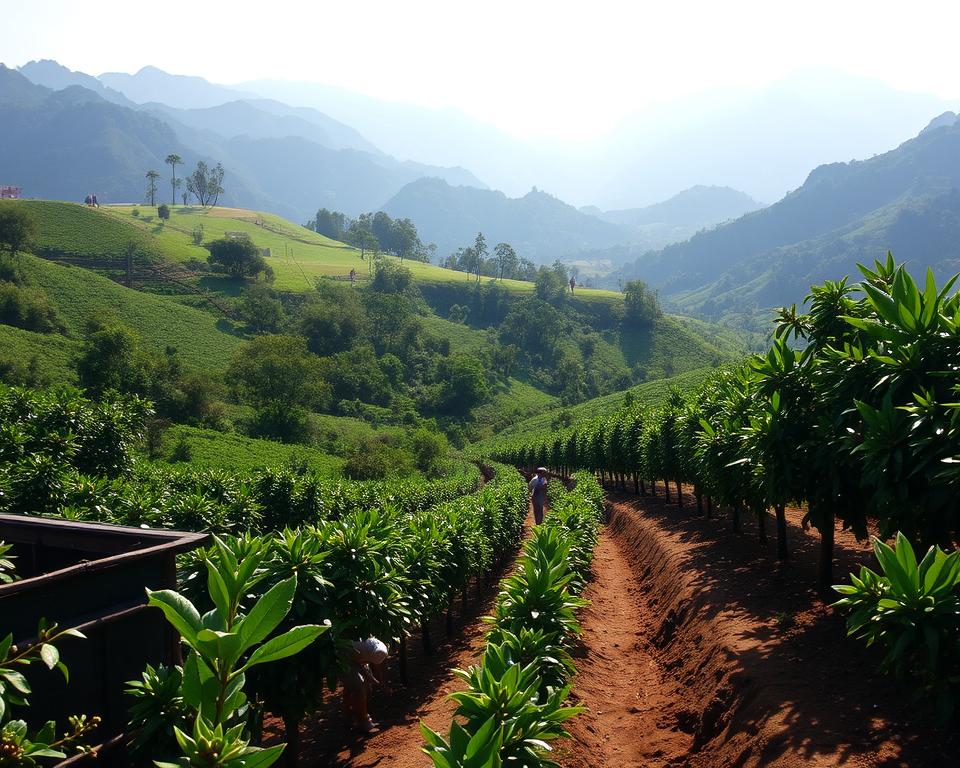 Sustainable coffee farming practices