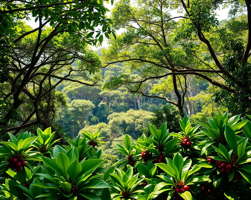agroforestry coffee production