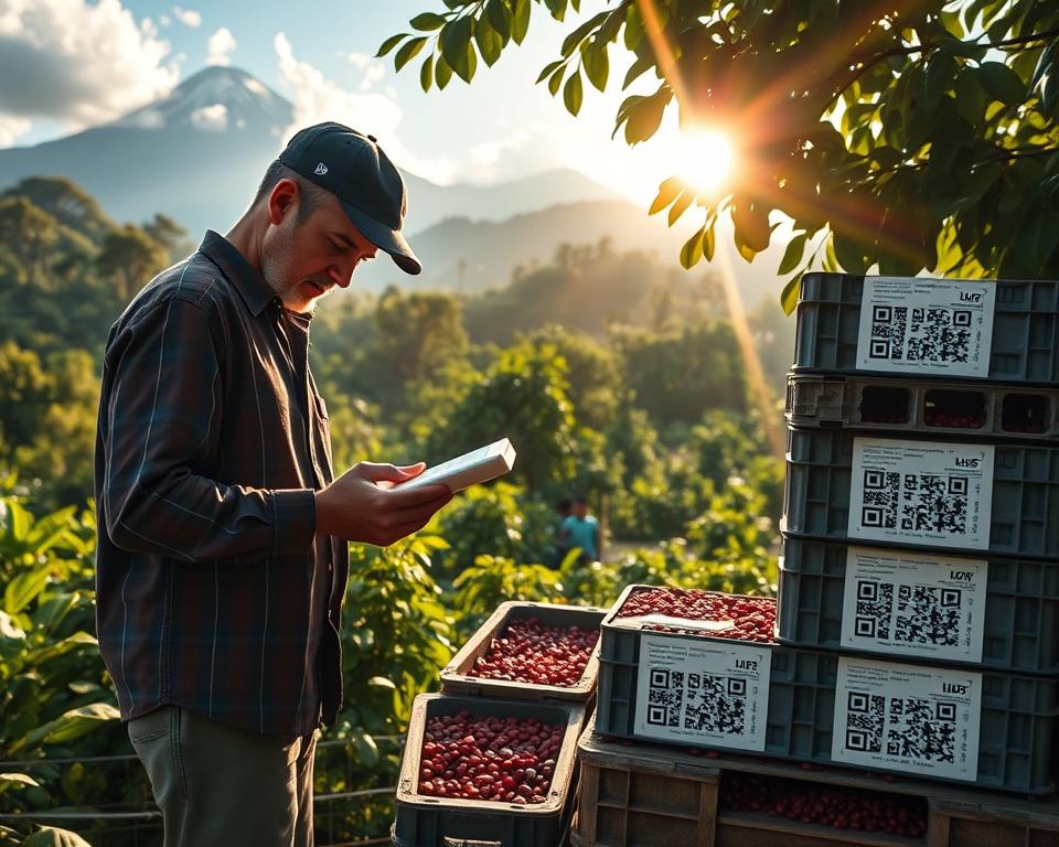 blockchain coffee traceability