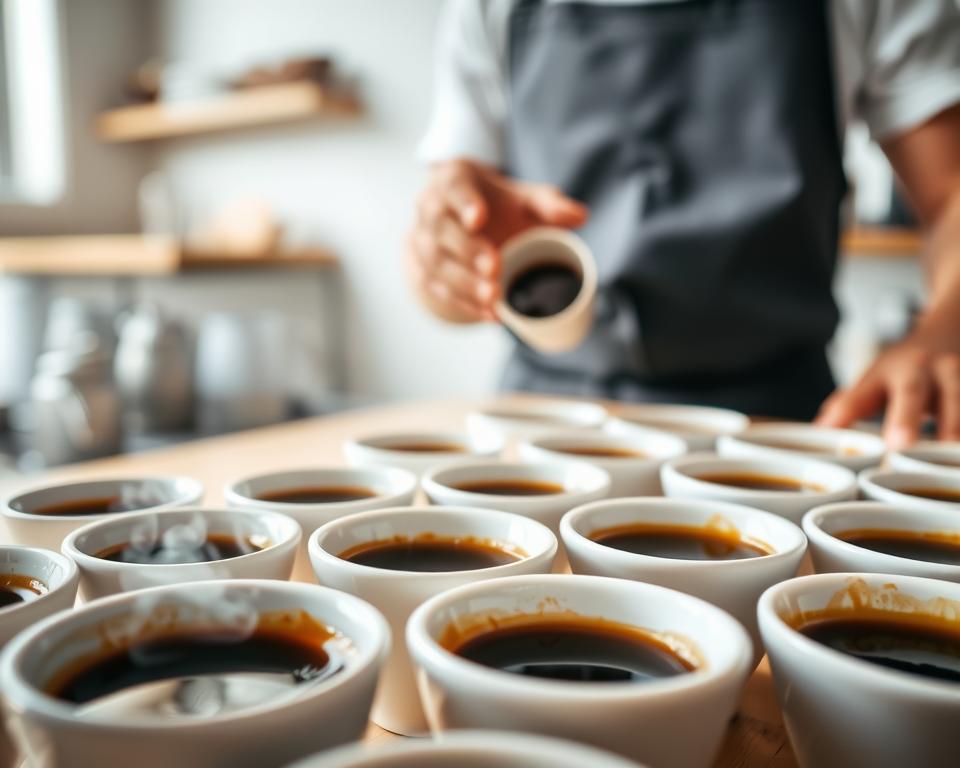 coffee cupping process
