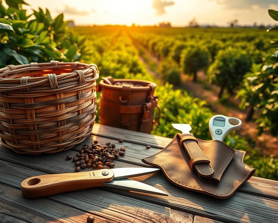 coffee farming tools