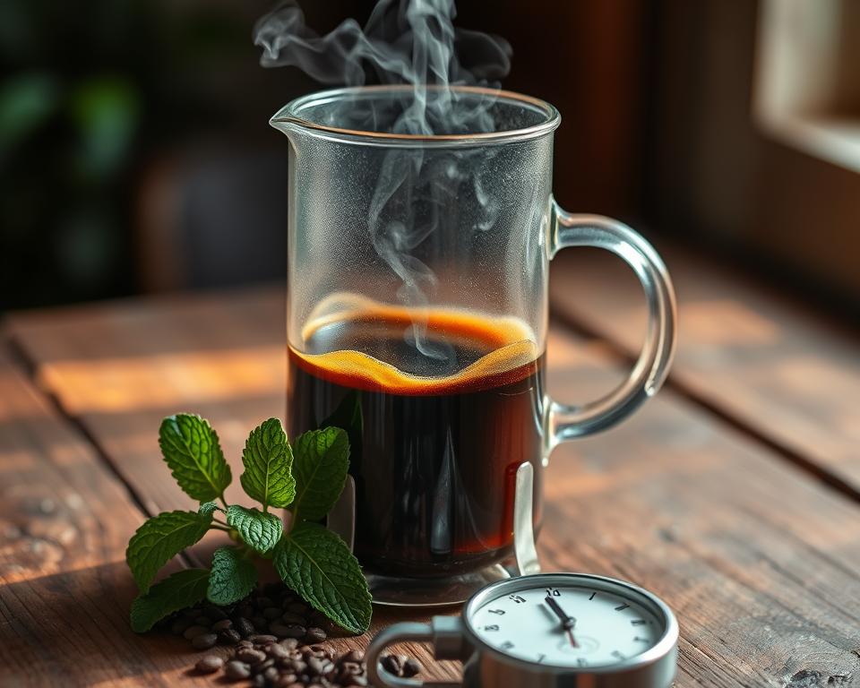 coffee steeping time intensity