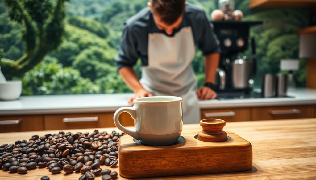 coffee tasting process