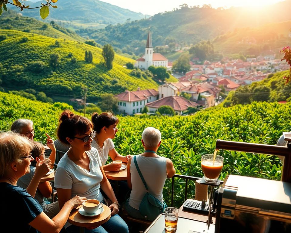 coffee tourism income