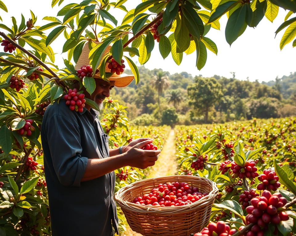 eco-friendly coffee harvesting