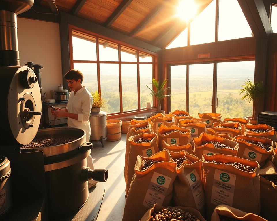 eco roasting coffee