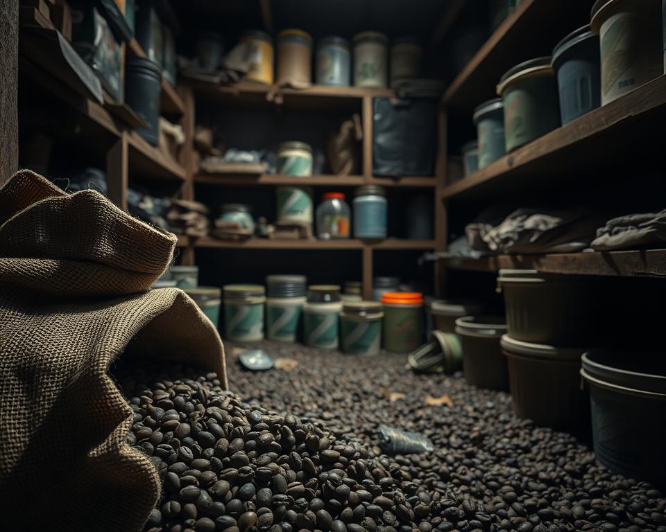 green coffee storage issues