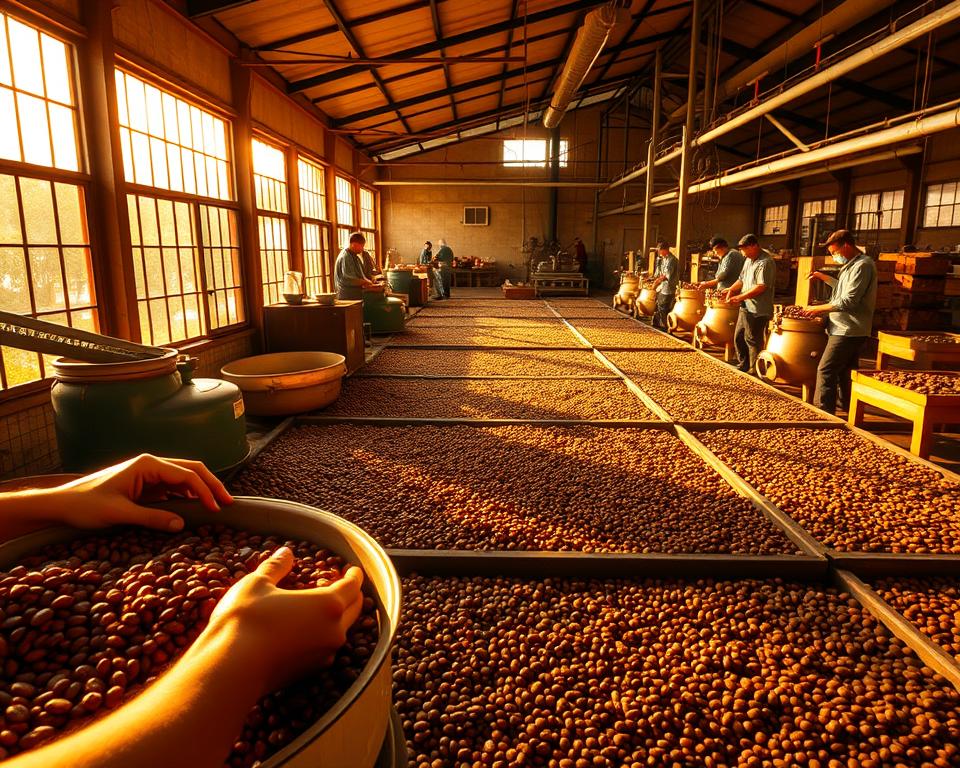 micro lot coffee production