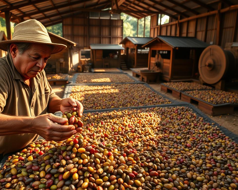 natural washed honey process coffee