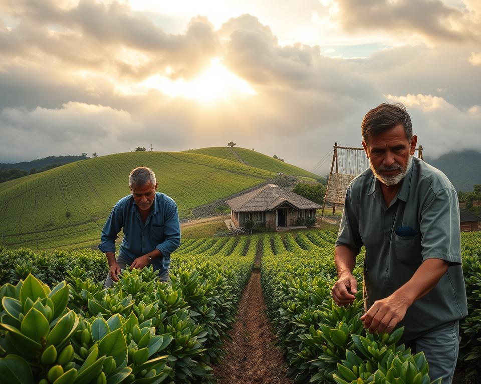 small coffee farms global sales