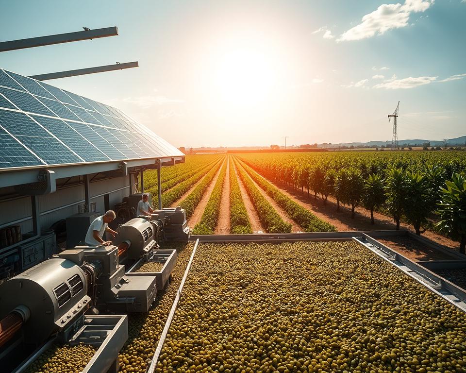 solar energy coffee processing