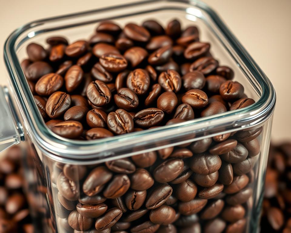 store roasted coffee beans