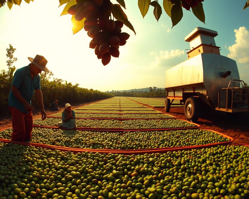 sun drying vs mechanical drying coffee