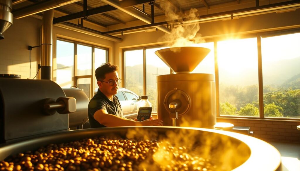 sustainable coffee roasting