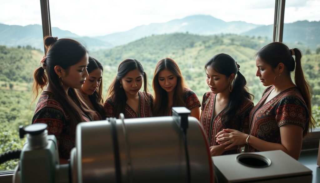 women in coffee technology