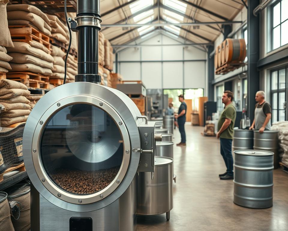 zero waste coffee roaster